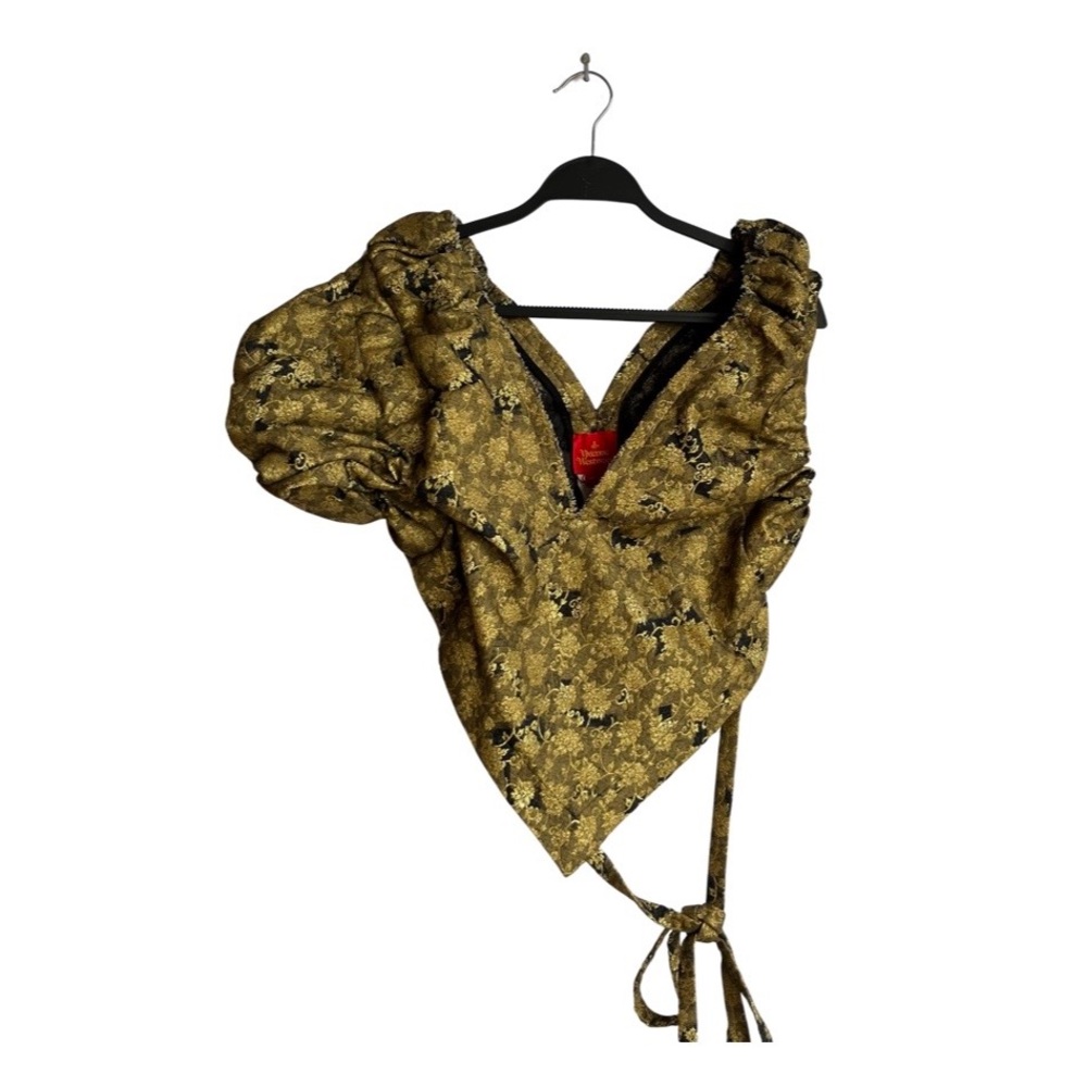 vivienne westwood asymmetric GABRIELLA BLOUSE corset size 44 NWT